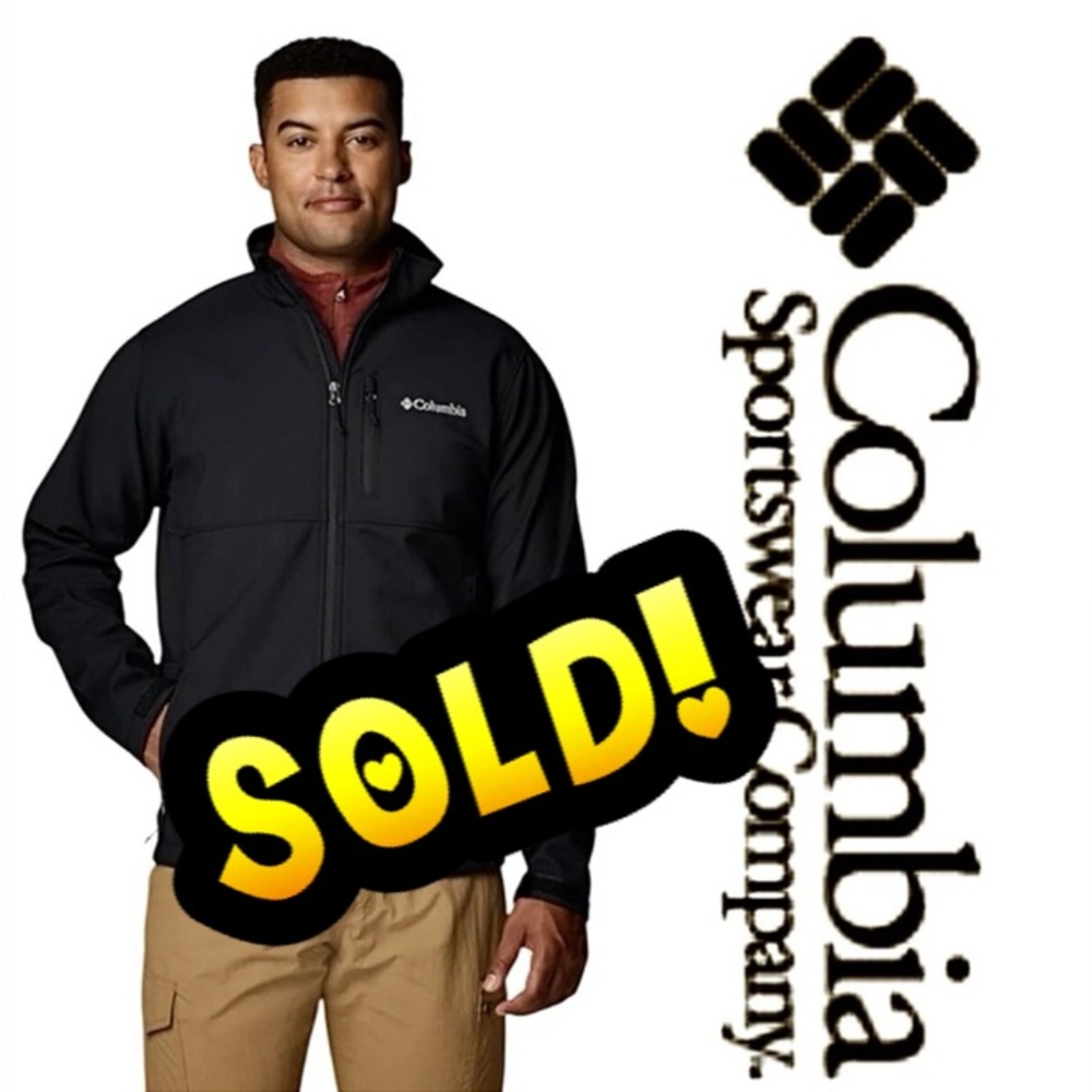 Columbia XXL Black Ascender Softshell Jacket! NEW! - Picture 1 of 16